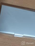 img 1 attached to Business Holder Wallet Aluminum Holders Men's Accessories review by Marquel Henry