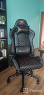 img 1 attached to Gaming chair COUGAR Rampart, upholstery: imitation leather/textile, color: black review by Edyta Kalicka (Zamie ᠌
