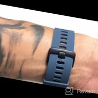 img 1 attached to Garmin Forerunner 35 Band Soft Silicone Replacement Watch Strap - Compatible With NotoCity Smartwatch review by Paul Haswood