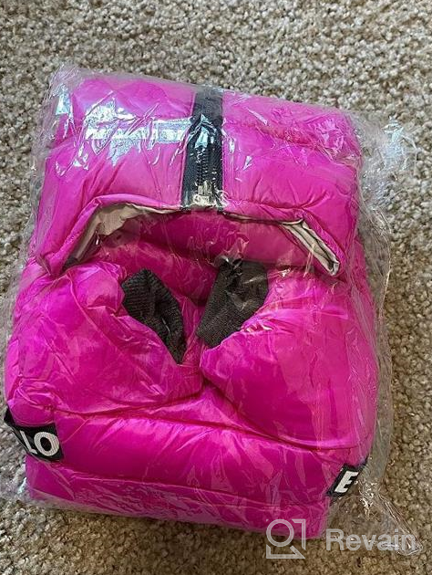 img 1 attached to Didog Winter Small Dog Coats: Waterproof, Warm & Harness Compatible For Puppy & Cat Walking Hiking - Red (Chest 13") review by Randy Butler
