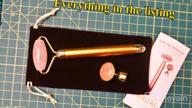img 1 attached to 2-IN-1 Electric Jade Roller Massager Facial Roller & Face Massager, Rose Quartz review by Steven Bush