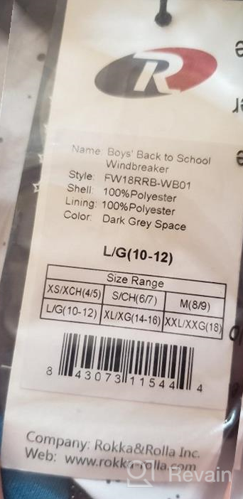 img 1 attached to Rokka Rolla Lightweight Windbreaker: Stylish and Durable Boys' Clothing review by Marty Orthodontics