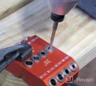 картинка 1 прикреплена к отзыву Neitra 30 45 90 Angled Drill Guide Jig with 4 Bits for Cable Railing: Efficiently Drilling Angled and Straight Holes in Wood Posts от Mike Pearson
