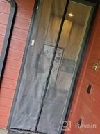 img 1 attached to YUFER Heavy Duty Magnetic Screen Door For 30X80 Doors - Fiberglass Mesh Screen With Magnets For Easy Installation On Sliding, Front, And Entry Doors - Screen Size 32X81 Inches review by James Nielsen