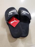 img 1 attached to 👟 PUMA Kids' Unisex Velcro Slide Sandals - Boys' Shoes review by Ben Swett