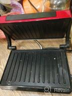 img 1 attached to Sandwich maker Kitfort KT-1609 Panini Maker, red review by Gabriela Py ᠌