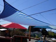 img 1 attached to Amgo 10' X 13' Rectangle Sun Shade Sail Canopy For Commercial And Residential Use With 95% UV Blockage And 5-Year Warranty review by Oliver Phelps