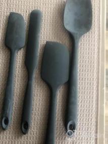 img 5 attached to Silicone Spatula Set (Set Of 5) - Kitchen Spatulas Silicone Heat Resistant Rubber Spatula Set With Strong Stainless Steel Core Inside And Food Grade Silicone For Cooking, Baking, And Mixing