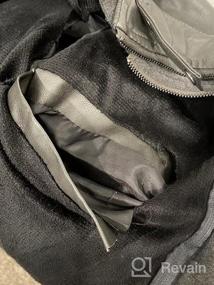 img 5 attached to Сохраняйте тепло и стильность этой зимой в мужской куртке TREKEK из искусственной кожи со съемным капюшоном