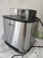 img 1 attached to Ice cream maker Kitfort KT-1809 stainless steel review by Gabriela Bujanowicz ᠌