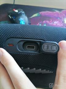 img 6 attached to JBL CHARGE 5: Gray Portable Bluetooth Speaker with Waterproof IP67 rating and USB Charge Out