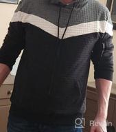 img 1 attached to Plaid Jacquard Pullover Hoodie For Casual Men: Stay Comfortable And Stylish! review by Dave Seawell