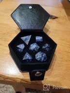 img 1 attached to Get Your Game On With 7-Piece Natural Gemstone Dice Set For Dungeons & Dragons And MTG Table Games review by Rico Dantzler