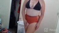 img 1 attached to MOLYBELL Women Sexy Two Piece Ruffle Bikini Sets Padded Tummy Control High Waist Swimsuit review by Caleb Bennett