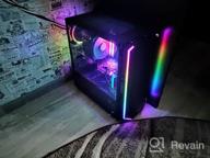 img 1 attached to 🖥️ Zalman K1 Rev. B ATX Gaming PC Case with Addressable RGB Front Panel, Tempered Glass Side Panel, Includes (1x) ARGB 120mm Fan Rear and (1x) Black 120mm Fan Front (aRGB Panel) review by Park Seo Jun