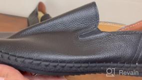 img 7 attached to 👞 Premium Leather Fashion Loafers: Stylish and Comfortable Men's Shoes