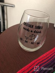 img 6 attached to Quirky Nana Shark Stemless Wine Glass With Hilarious Design - Perfect Gift For Grandma'S Special Occasions