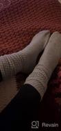 img 1 attached to Soft Knee High Slouch Socks For Women - Pack Of 6 Pairs, Extra Long Scrunchy Design review by Leroy Wolfe