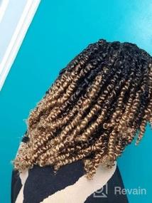 img 8 attached to Dorsanee Pre-Twisted Passion Twist Hair 10 Inch, 8 Packs Pre Looped Passion Twist Braiding Hair, Bohemian Plait Passion Twists Crochet Hair For Black Women Synthetic Hair Extensions (10In, 1#)