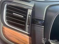 img 1 attached to Peach Wood Grain Trim Air Vent Outlet Cover Set For Honda CRV CR-V 2017-2022 - Enhance Your Interior With Flash2Ning'S Stylish Accessories review by Mitch Wright