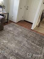 img 1 attached to Loloi II Layla Collection Spice/Marine Traditional 7'6"X9'6" Area Rug - LAY-02 review by Emilie Clorina