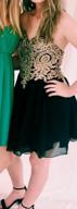 img 1 attached to Junior Gold Lace Applique Short Quinceanera Homecoming Dresses By Babyonline review by Carlos Barrett