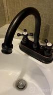 img 1 attached to Upgrade Your Bathroom With UFaucet'S Elegant Black 2-Handle Centerset Sink Faucet: Easy To Install And Made With Stainless Steel review by Danny Porter