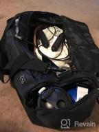 img 1 attached to Ondine Lotus Travel Duffle Bag For Women - Large 61L Weekend Bag With Shoe Compartment, Waterproof Sports Backpack For Football, And Overnight Trips - COTEY 25 review by Ben Robinson