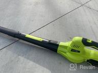 img 1 attached to Effortlessly Tidy Your Lawn With SnapFresh 20V Cordless Leaf Blower - Lightweight And Powerful! review by Divine Christmas