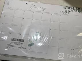img 5 attached to 17"X11" Aesthetic 2023-2024 Modern Greenery Desk/Wall Calendar For Easy Organizing And Planning