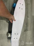 img 1 attached to Ride In Style With A 27-Inch Vintage Skateboard For Adults And Kids - Ideal Shortboard For Beginners And Pros With Interchangeable Wheels review by Maurice Hurd