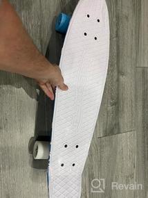 img 5 attached to Ride In Style With A 27-Inch Vintage Skateboard For Adults And Kids - Ideal Shortboard For Beginners And Pros With Interchangeable Wheels