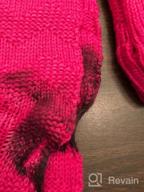 картинка 1 прикреплена к отзыву 🧣 N'Ice Caps Теплая шапка, шарф и перчатки из двухслойного вязаного мехового варианта для больших девочек - комплект аксессуаров. от Amanda Thibault