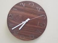 img 1 attached to Rustic Elegance Meets Functionality: 12-Inch Shabby Chic Wooden Wall Clock For Home And Office review by Daniel Tonini