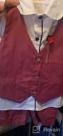 img 1 attached to 🤵 Burgundy Wedding Outfits for Boys: Nwada Toddler Clothing for Your Special Day review by Reza Shoecraft