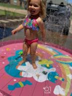 img 1 attached to 68'' Octopus Sprinkler Play Mat For Girls/Kids: Fun Summer Outside Activities With BATURU Splash Fountain! review by Kyle Gresham