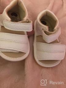 img 5 attached to Soft Sole Summer Sandals For Infants: Non-Slip First Walker Shoes For Boys And Girls (0-18 Months)