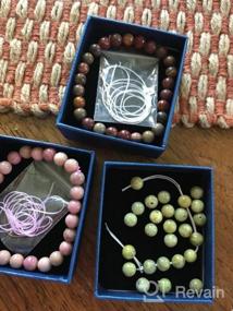 img 6 attached to CANDYFANCY 8Mm Natural Beads Stretch Bracelets Women Men Spiritual Beaded Bracelets