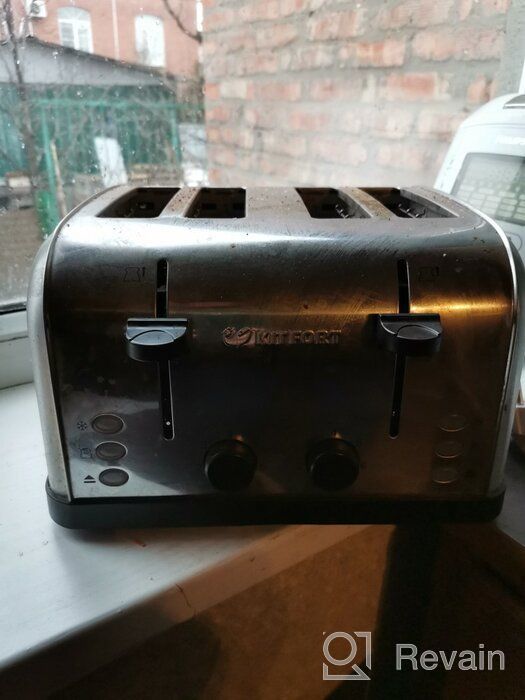 img 1 attached to Kitfort toaster KT-2016, silver review by Kai Wen ᠌