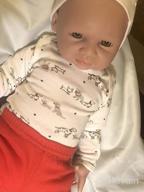 img 1 attached to Realistic 15-Inch Full Body Silicone Baby Boy Doll - Made With Platinum Silicone Material, Lifelike Reborn Doll For Newborn Baby Lovers review by Brandon Garrett