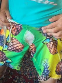 img 6 attached to Boys' Hawaiian Volleyball Pineapple Swimsuit by Freshhoodies