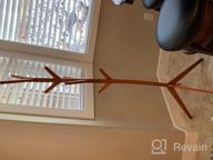 img 1 attached to Stylish Neasyth White Wood Coat Rack For Entryways And Living Spaces review by Shannon Connolly