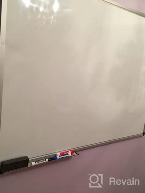 img 1 attached to 48 X 36 White Magnetic Dry Erase Board With 4 X 3 Writing Surface And Detachable Marker Tray review by Jon Smith