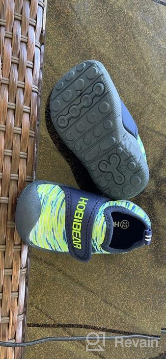 img 1 attached to Quick Dry Aqua Water Shoes for Toddler Boys 👟 and Sporty Girls - Ideal Beach Swim Sandals for Little Kids review by Jeremy Yuusuf