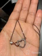 img 1 attached to Infinity Heart Necklace: Heartfelt Gift For All The Women In Your Life - Perfect For Mother'S Day, Valentine'S Day, Or Birthday! review by Kevin Greer