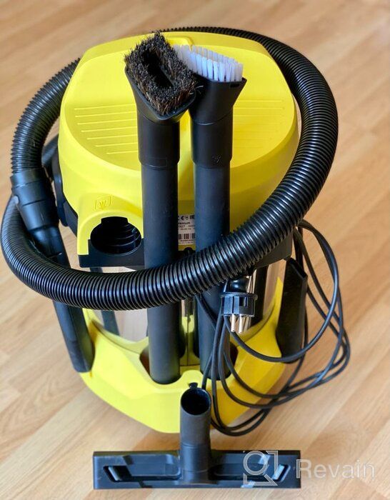 img 1 attached to Professional vacuum cleaner KARCHER WD 3 Premium, 1000 W, yellow/grey review by Aneta Kaczmarska ᠌