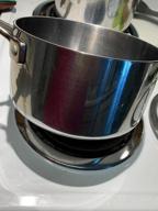 img 1 attached to HOMI CHEF 1.75 QT(Quart) Stainless Steel Sauce Pan With Glass Lid & Whole-Clad 3-Ply Technology For Non-Toxic Cooking - Mirror Polished Nickel-Free Soup Pot And Small Cooking Pot review by Kim Tyger