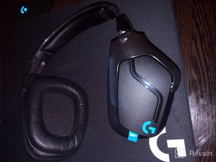 img 1 attached to Immersive Gaming Audio: Logitech G935 Wireless DTS:X 7.1 Surround Sound LIGHTSYNC RGB Headset - Black/Blue review by Arun Kumar ᠌