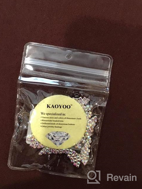 img 1 attached to KAOYOO 10Pcs 20Mm Crystal Rhinestone Butterfly Embellishment Sew-On Buttons For DIY Decoration review by Danielle Thompson