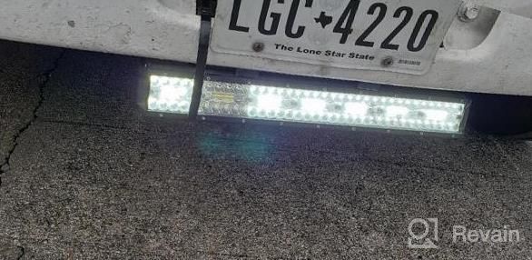 img 1 attached to Keep Safe On The Road With The Nilight Traffic Advisor Emergency Strobe Light Bar - 17 Inch, 32 LED, 23 Flash Patterns, Cigar Lighter, And 2 Year Warranty review by Joseph Long
